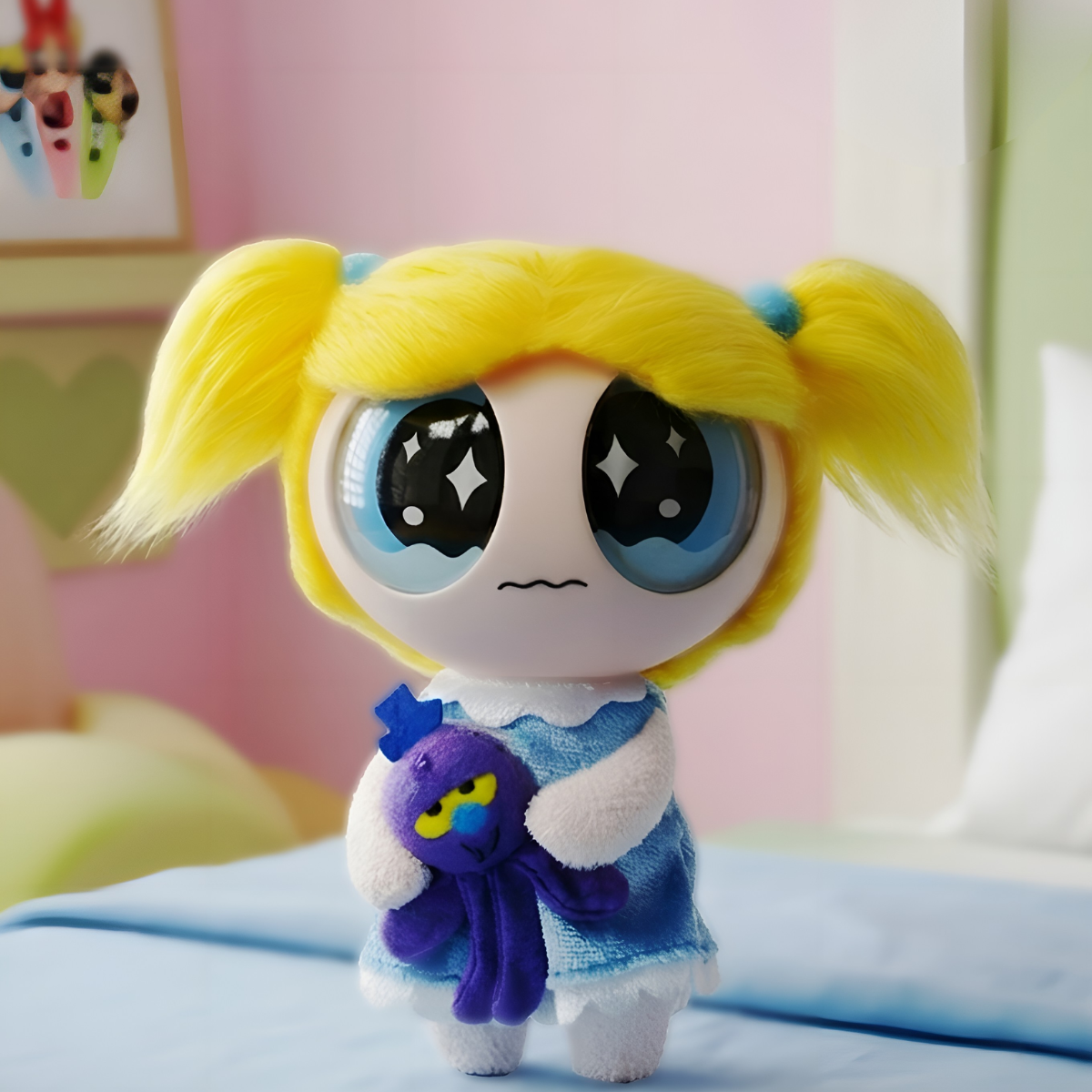 The Powerpuff Girls Good Morning Towns Ville Plush Pendant Blind Box