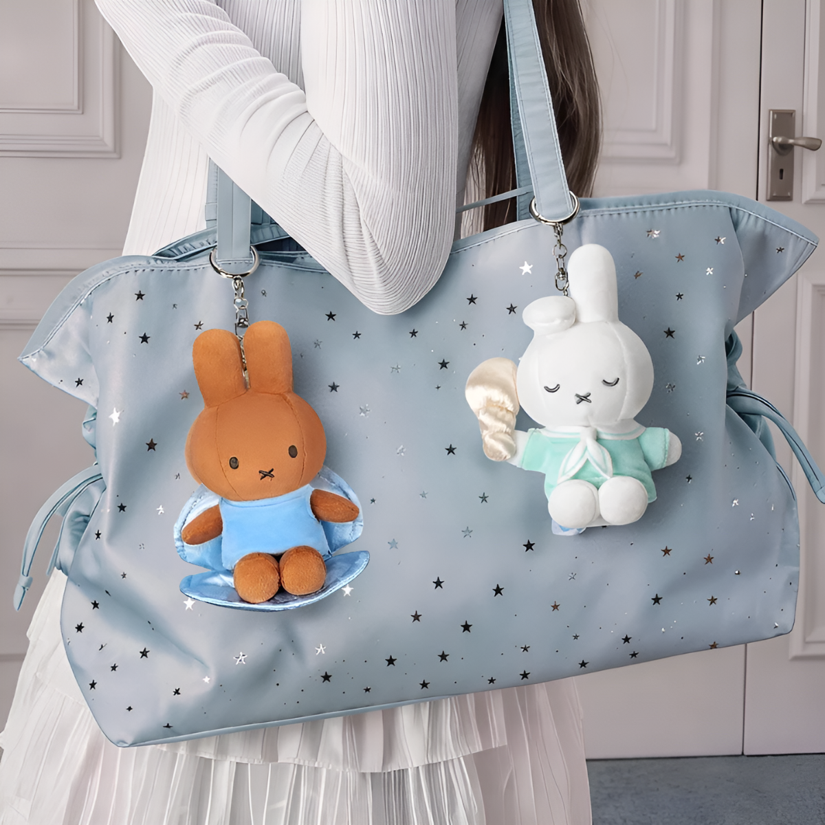 Miffy Blue Vacation Dreamy Island Series Plush Pendant