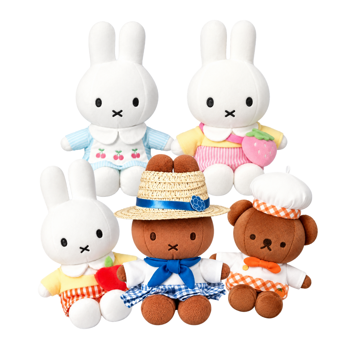 Miffy Jam Workshop Scarf Plush Pendant