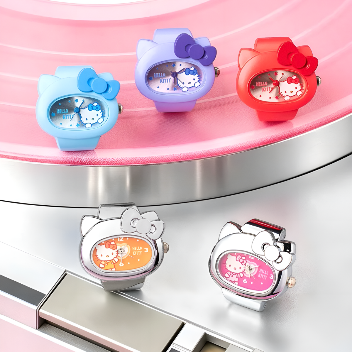 Hello Kitty Rainbow Dream Journey Series Ring Watch Blind Box
