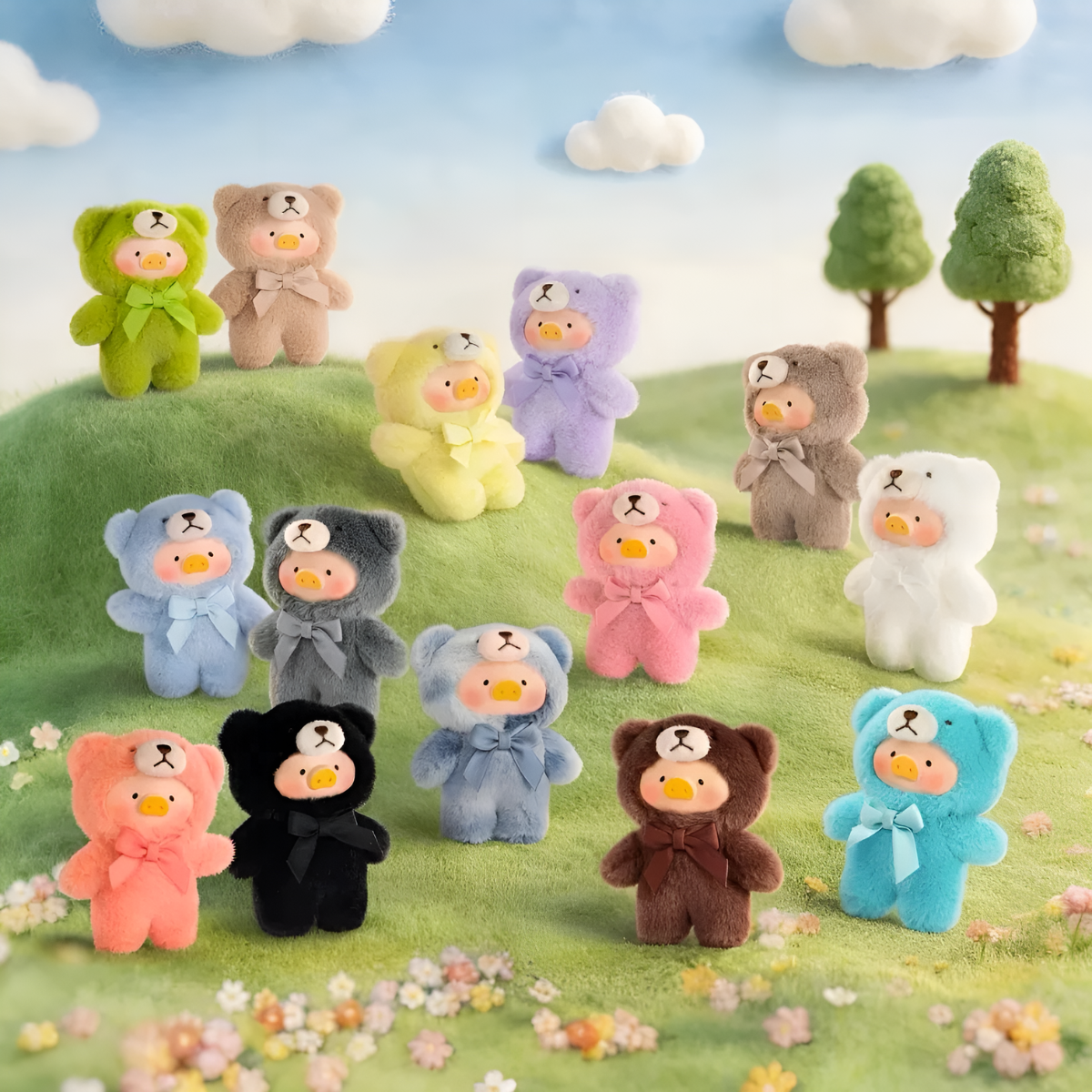 TOYZERO+ LuLu the Piggy Teddy Mini's Whispers of Nature Series Plush Pendant Blind Box