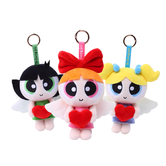 The Powerpuff Girls Valentine Angel Series Plush Pendant