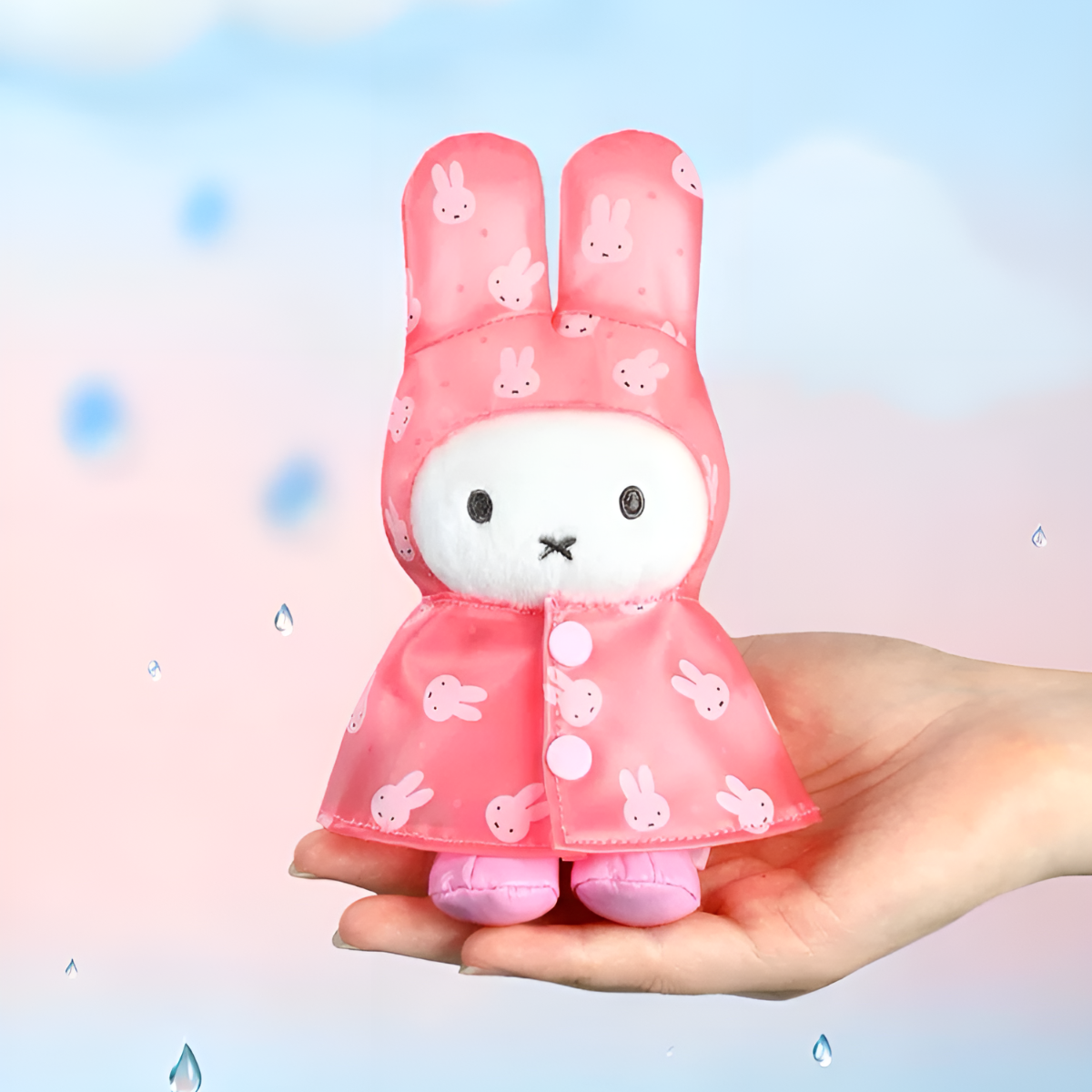 Miffy Raincoat Series Plush Pendants Blind Box