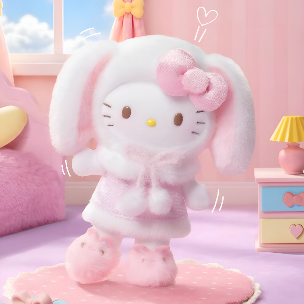 Hello Kitty Lop Ear Bunny Series Plush Pendant Blind Box