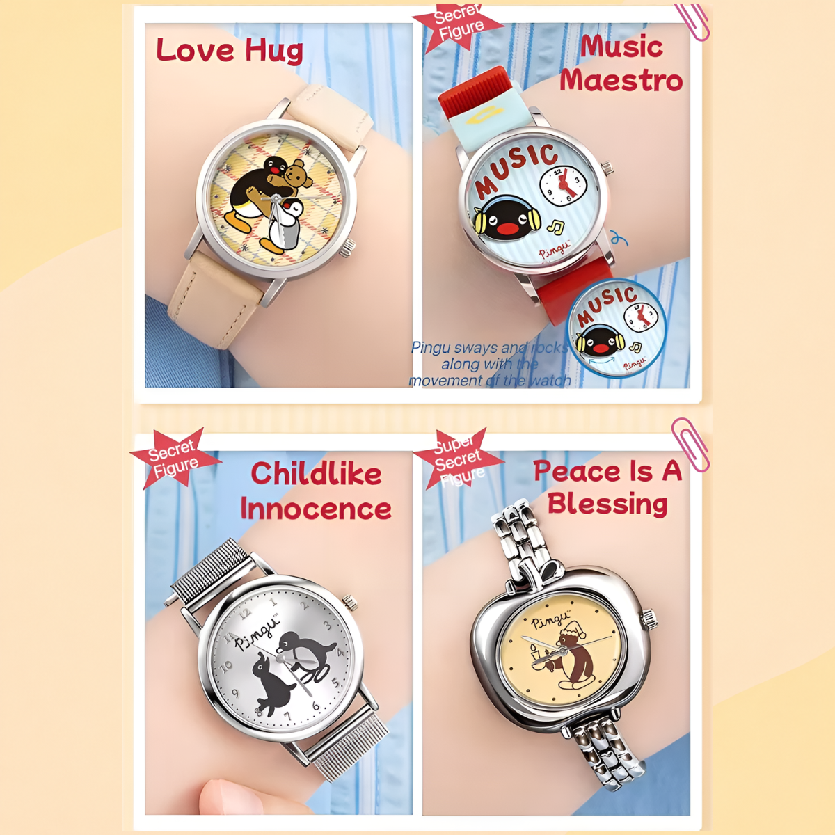 Pingu A Perfectly Ordinary Day Series Watch Blind Box