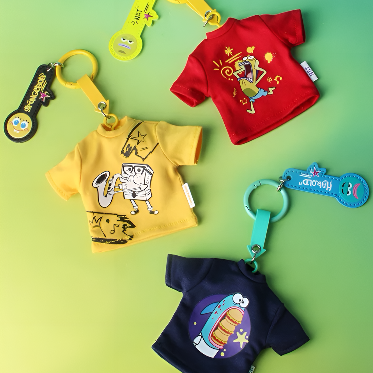 Spongebob Squarepants Mini Fashion Show Series Keychains Blind Box