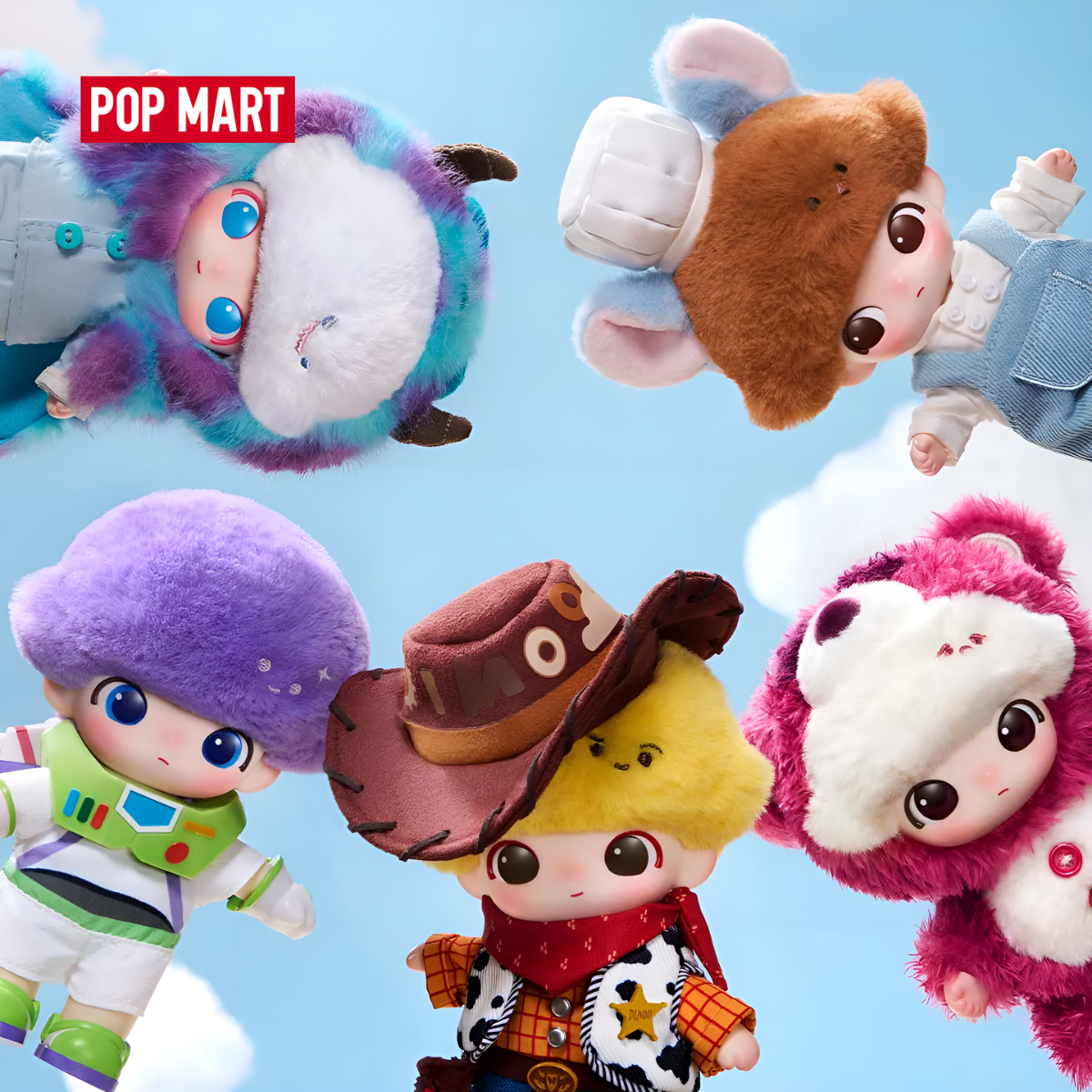 DIMOO WORLD × PIXAR Series - Vinyl Plush Pendant Blind Box