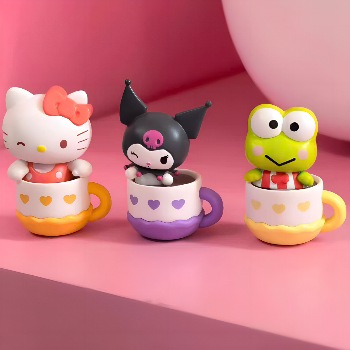 Sanrio Characters Click-Together Cup Magnetic Mini Figures