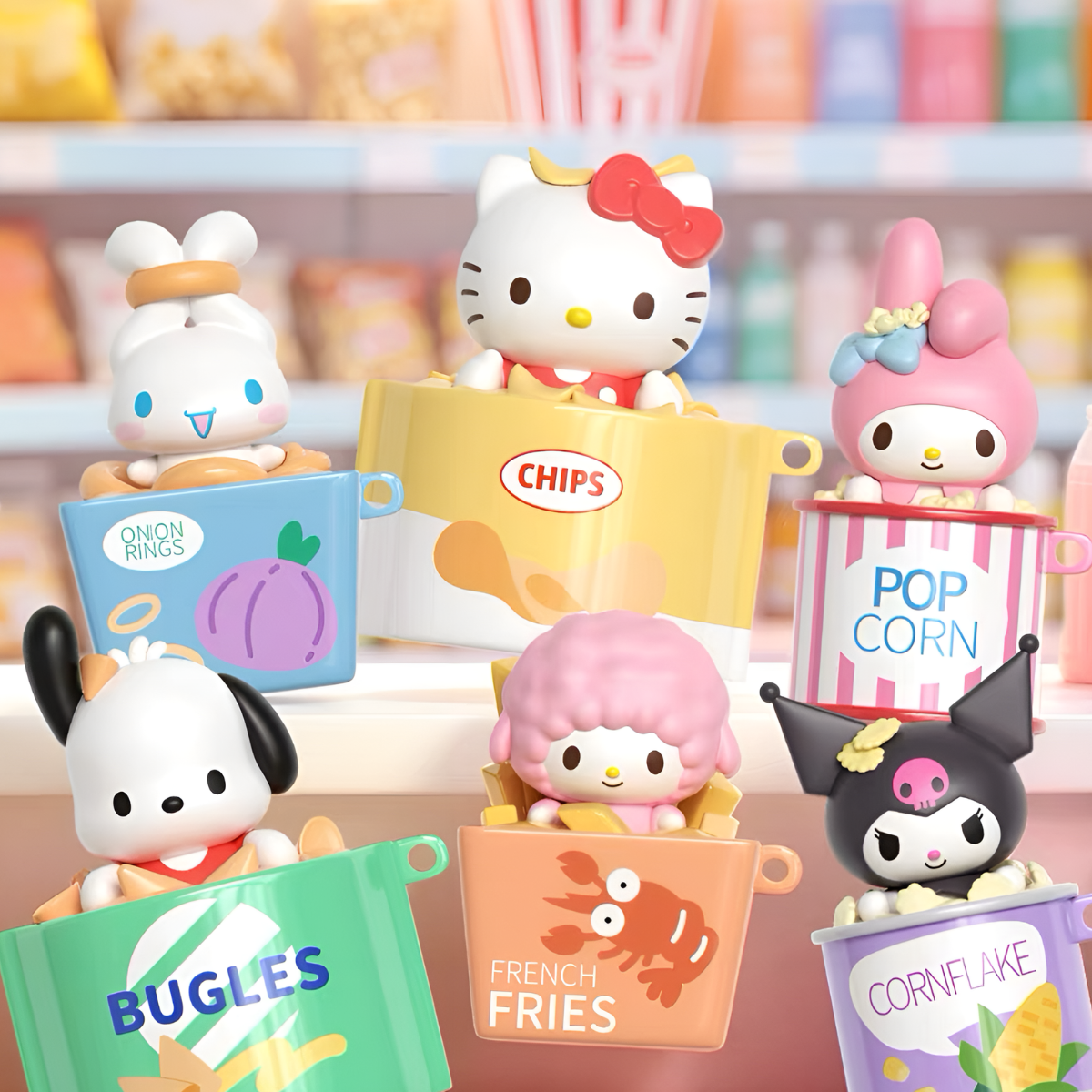 Sanrio Characters Snack Series Figures Blind Box