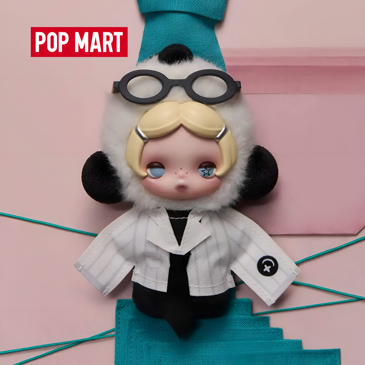 SKULLPANDA Off Mode Series Plush Doll Pendant