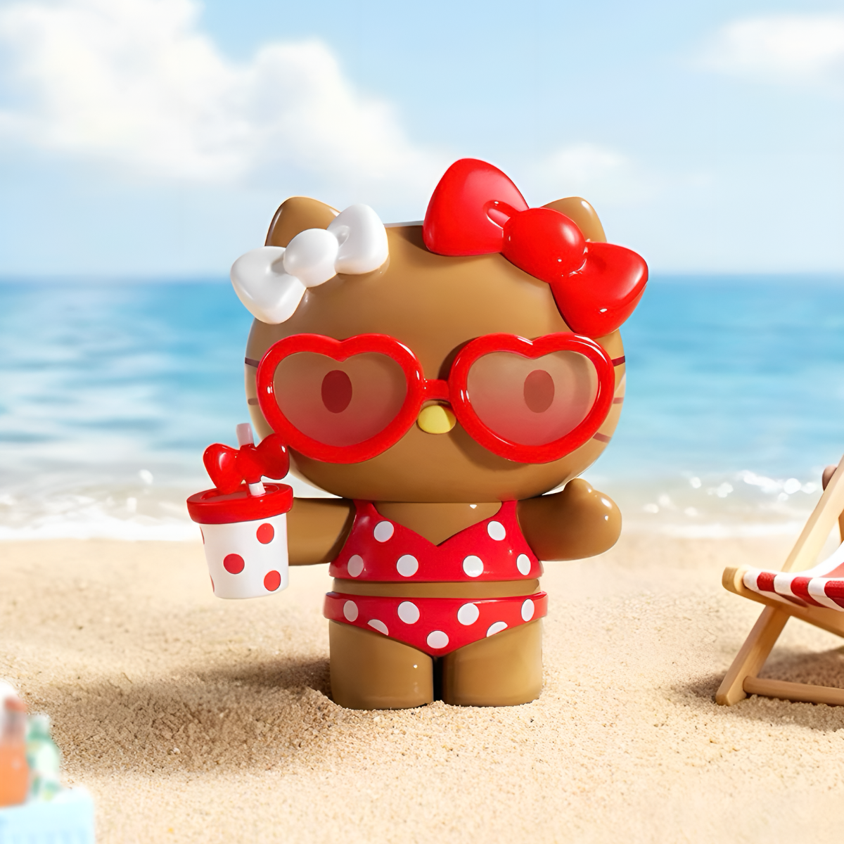 Hello Kitty Summer Beach Series Figures Blind Box