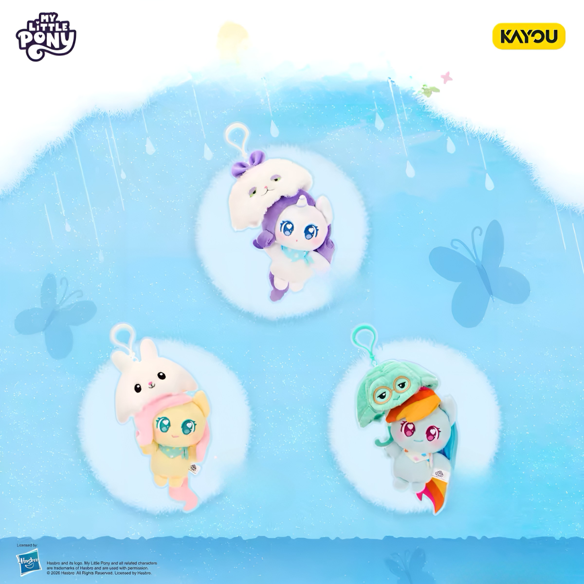 My Little Pony Weather Tales Series Umbrella Edition Plush Keychain Blind Box