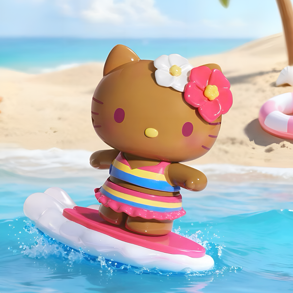 Hello Kitty Summer Beach Series Figures Blind Box