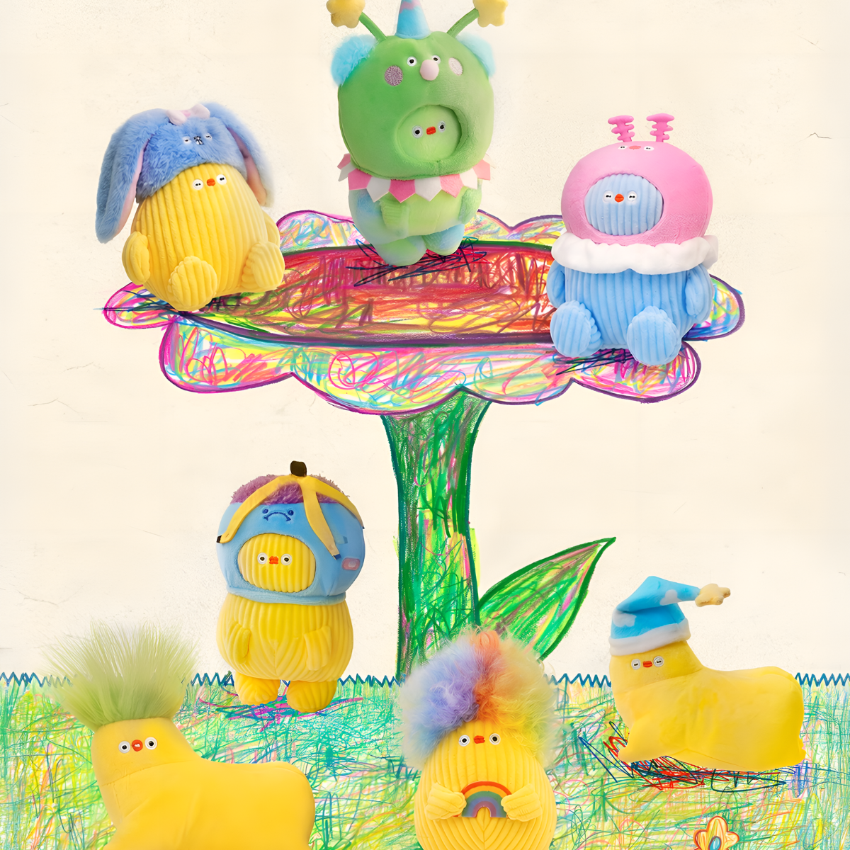 FLABJACKS THE BIG FEELS Series Plush Pendants Blind Box