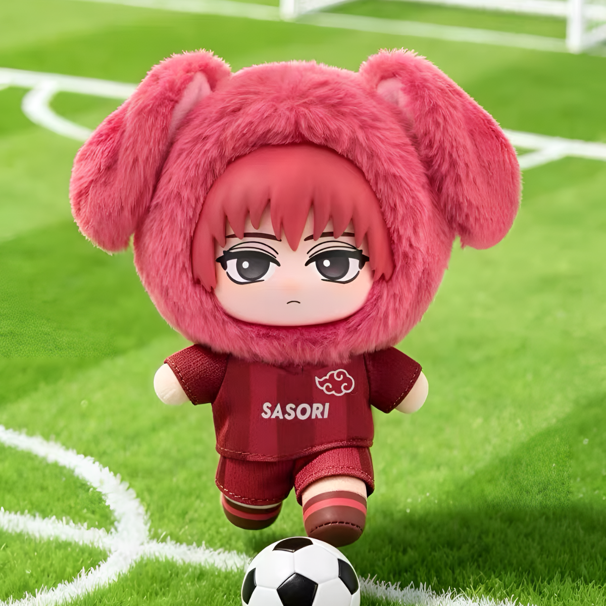 Naruto Shippuden Football Showdown Plush Keychain Blind Box