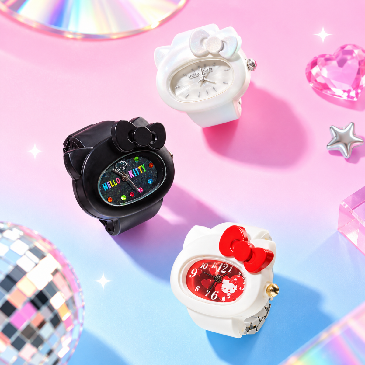 Hello Kitty Rainbow Dream Journey Series Ring Watch Blind Box