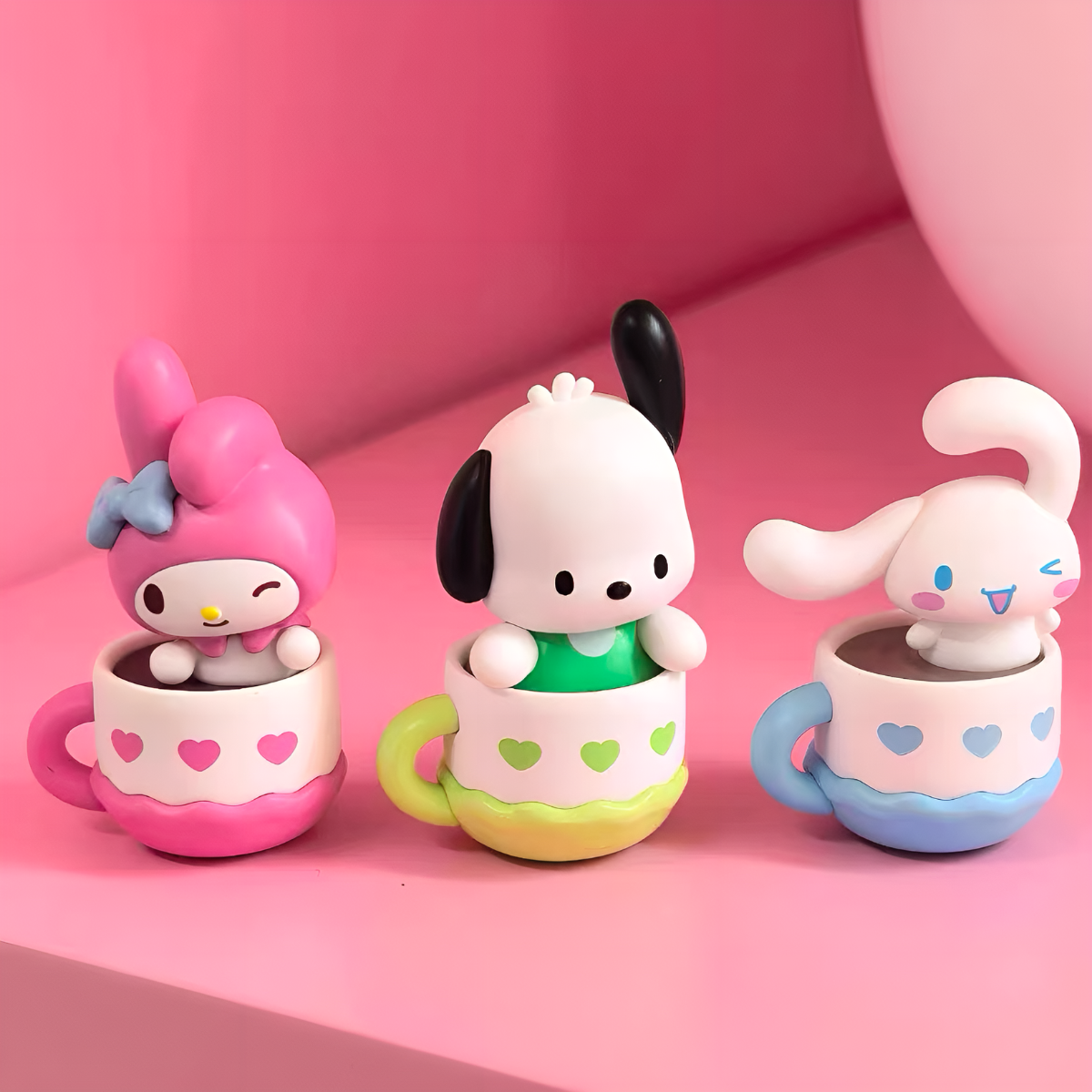 Sanrio Characters Click-Together Cup Magnetic Mini Figures