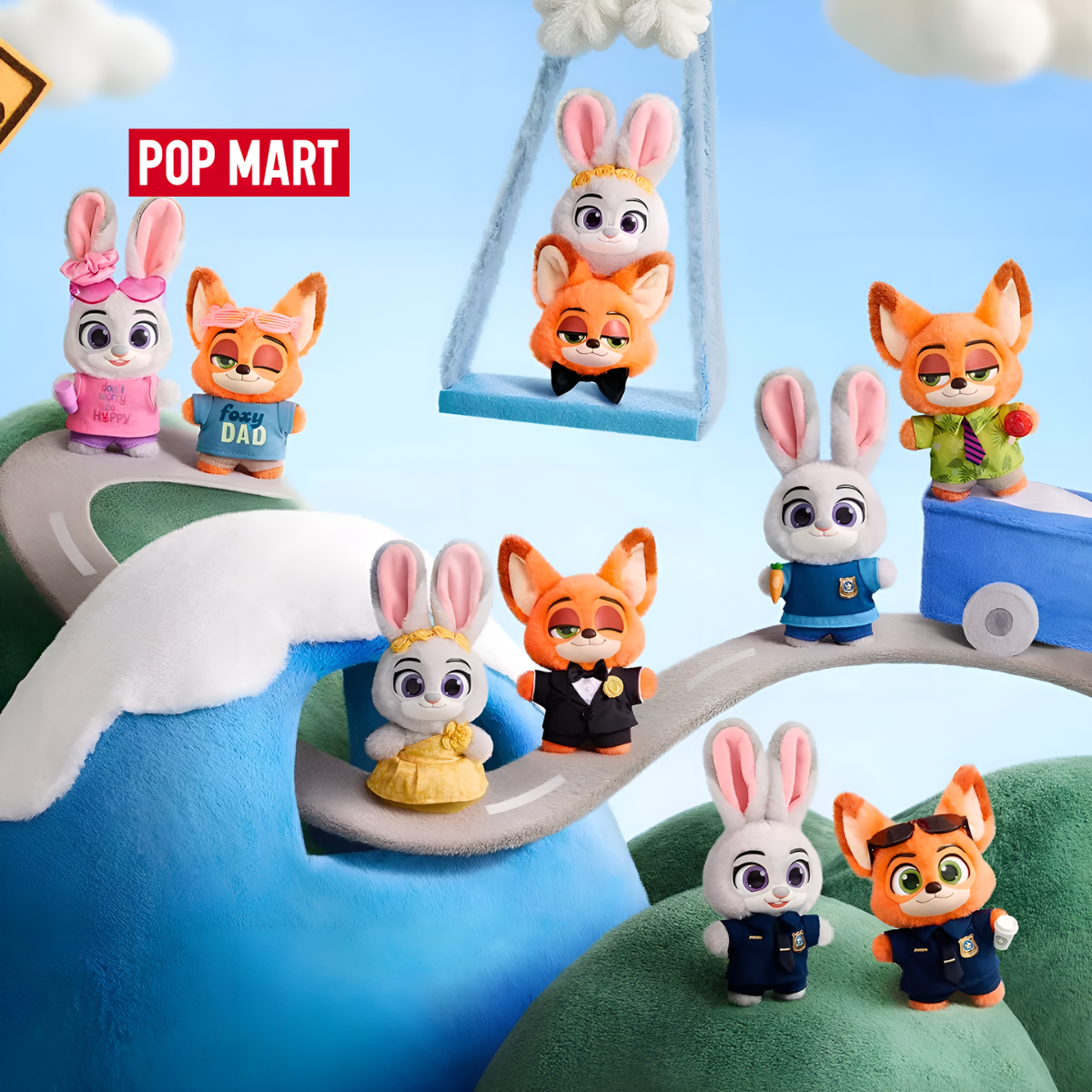 Zootopia Ace Duo Series Plush Pendant