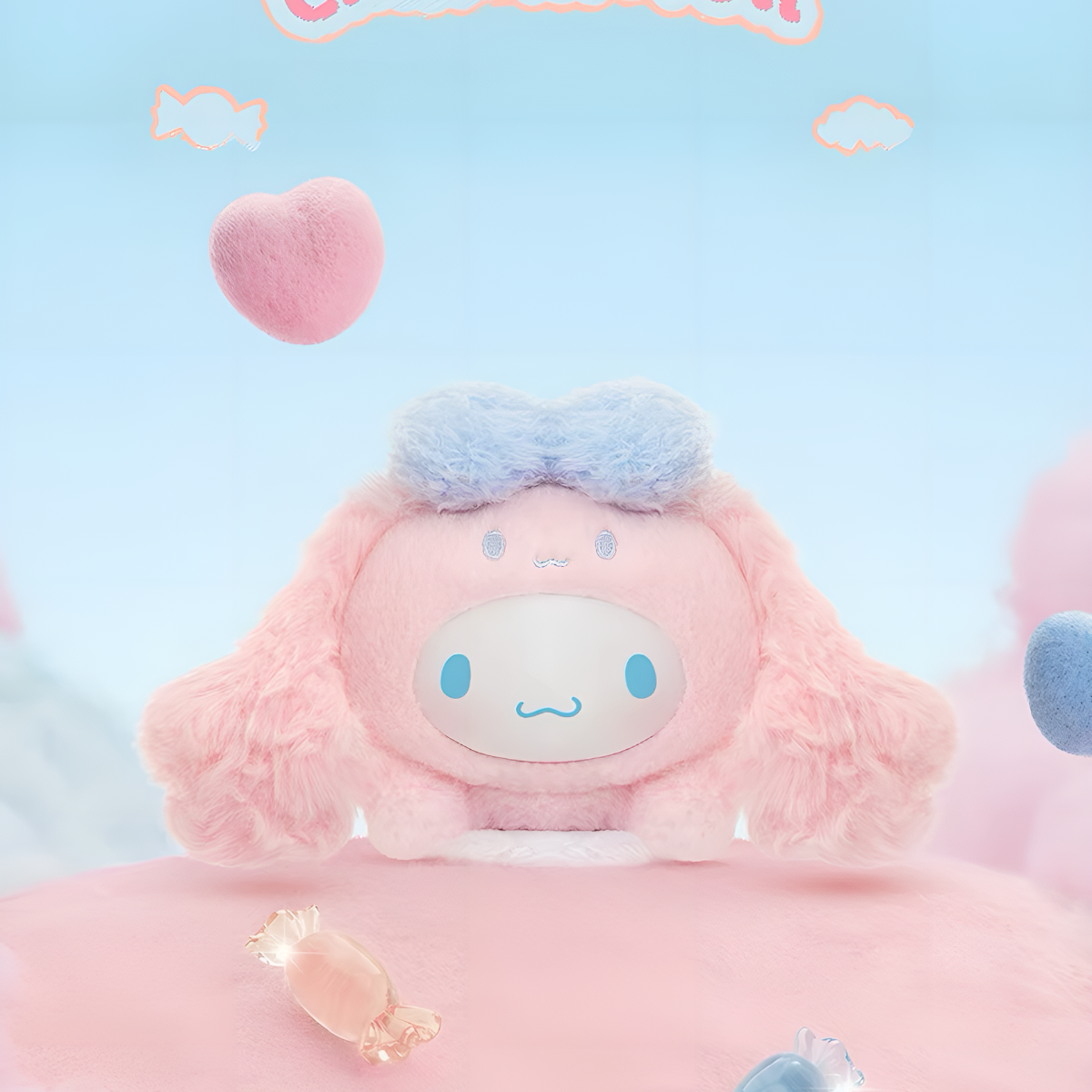 Sanrio Characters Sweet Whispers Stickers Series Plush Charm Blind Box