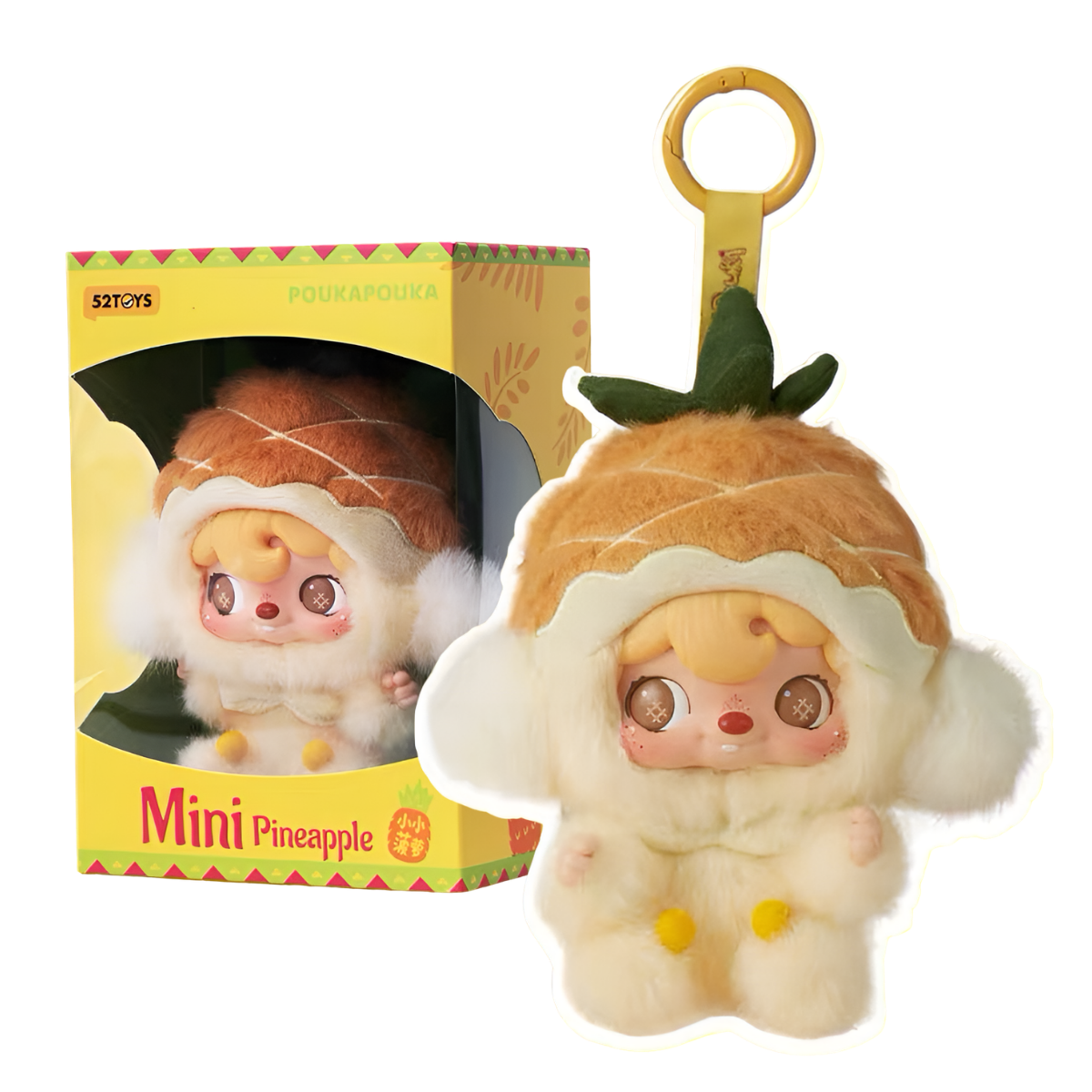 Pouka Pouka Mini Pineapple Series Vinyl Plush Pendant