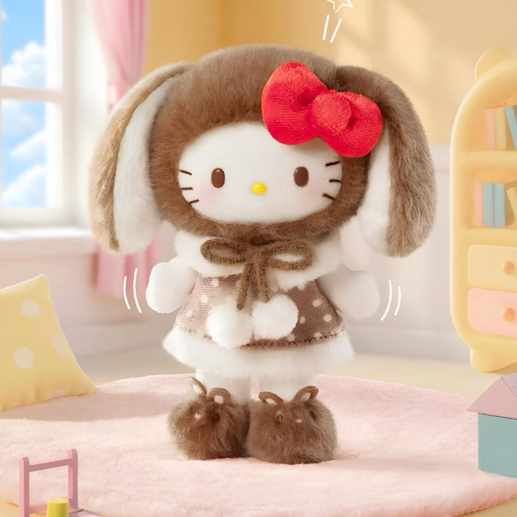 Hello Kitty Lop Ear Bunny Series Plush Pendant Blind Box