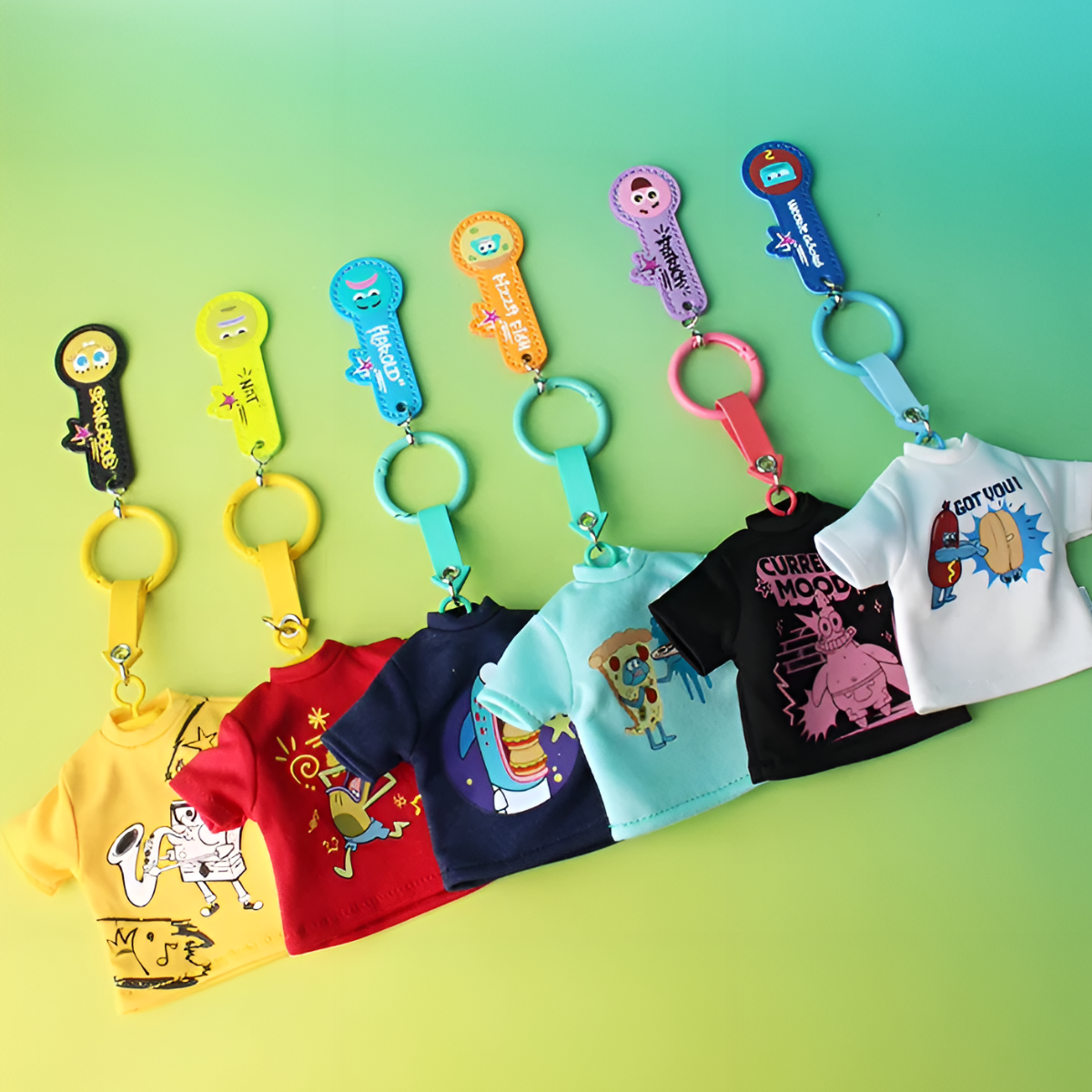 Spongebob Squarepants Mini Fashion Show Series Keychains Blind Box