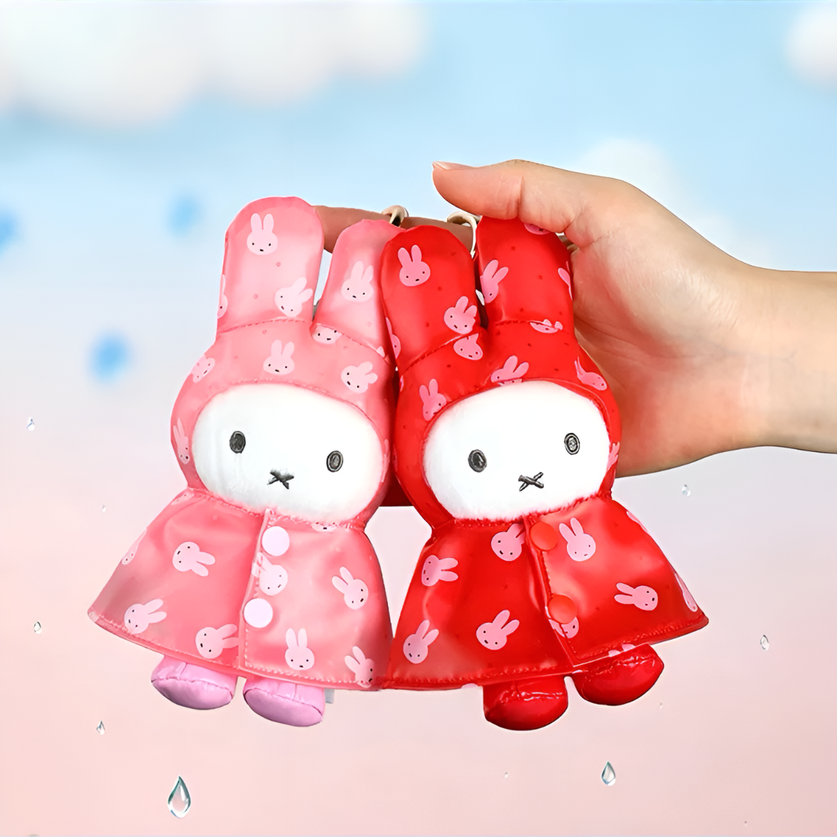 Miffy Raincoat Series Plush Pendants Blind Box