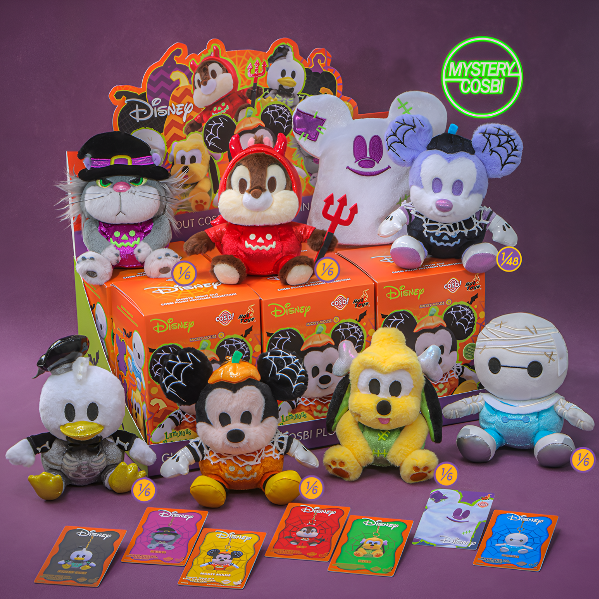 Ghost's Night Out Series Cosbi Plush Keychain Collection