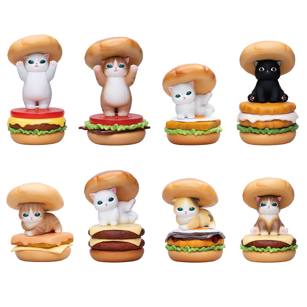 mofusand GPS BOX Hamburger Meow Figure Collection