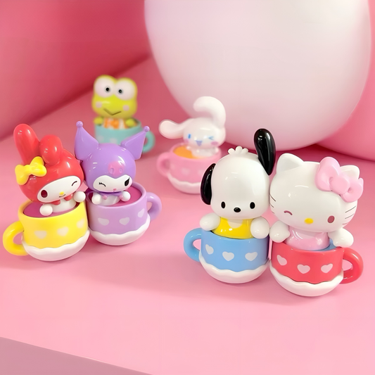 Sanrio Characters Click-Together Cup Magnetic Mini Figures