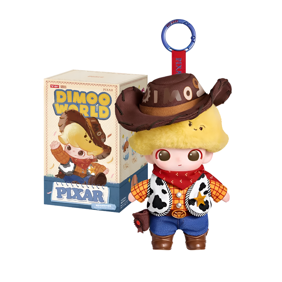 DIMOO WORLD × PIXAR Series - Vinyl Plush Pendant Blind Box