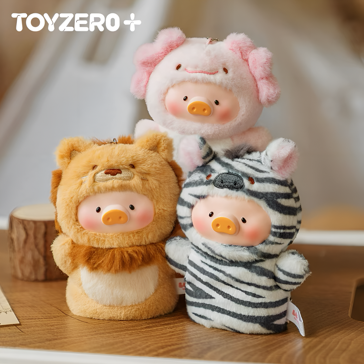 Lulu the Piggy Animal Party 2 Stick Together Series Vinyl Plush Pendant Blind Box