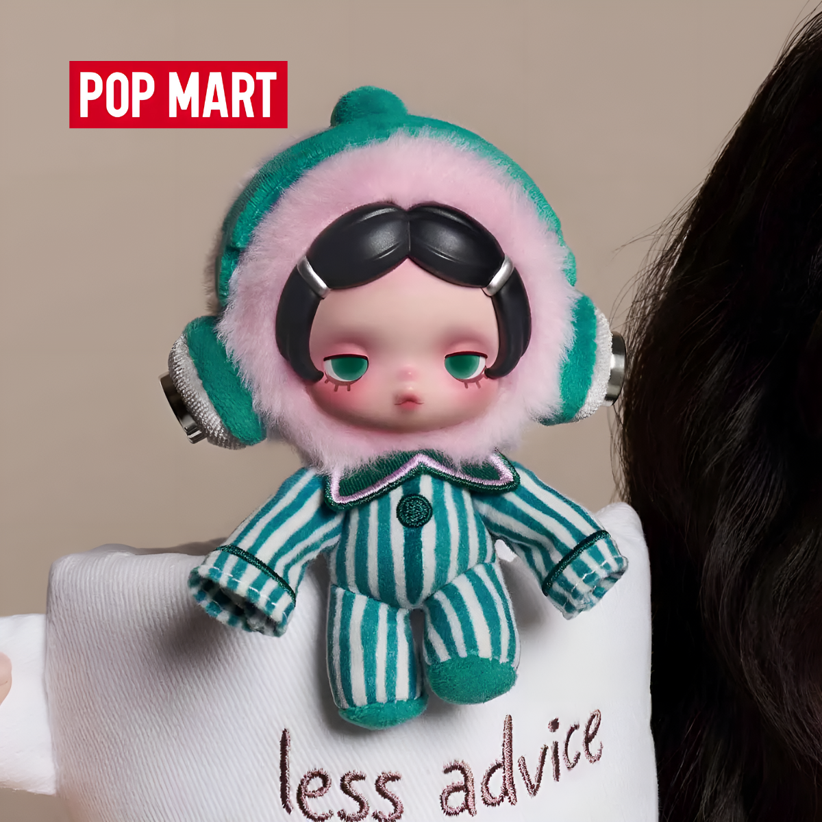 SKULLPANDA Off Mode Series Plush Doll Pendant