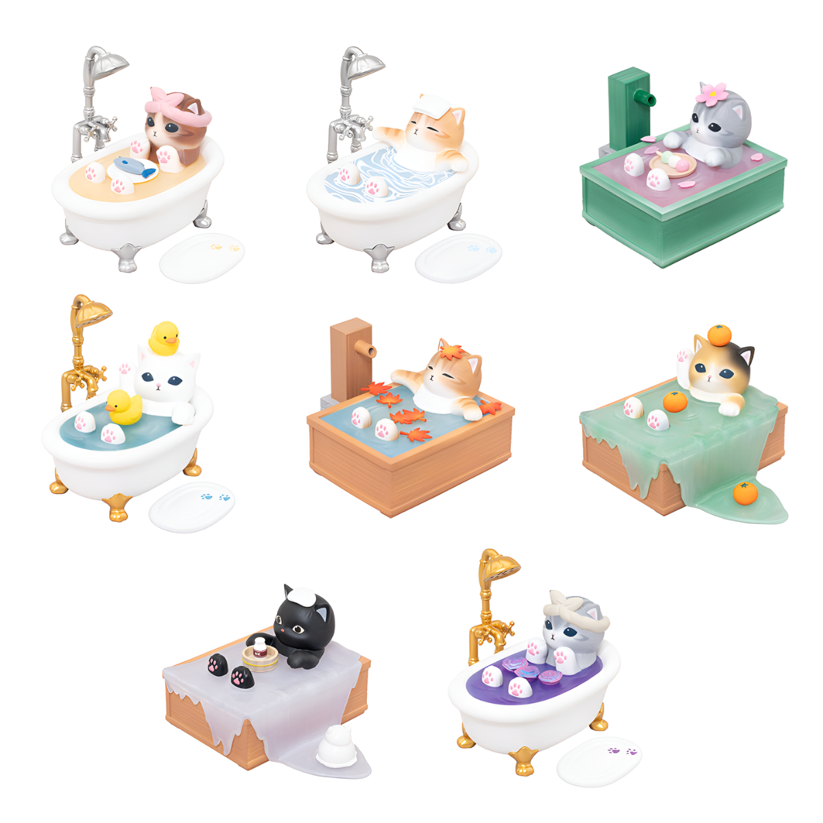 mofusand GPSBOX Nice Bath Meow Figure Collection