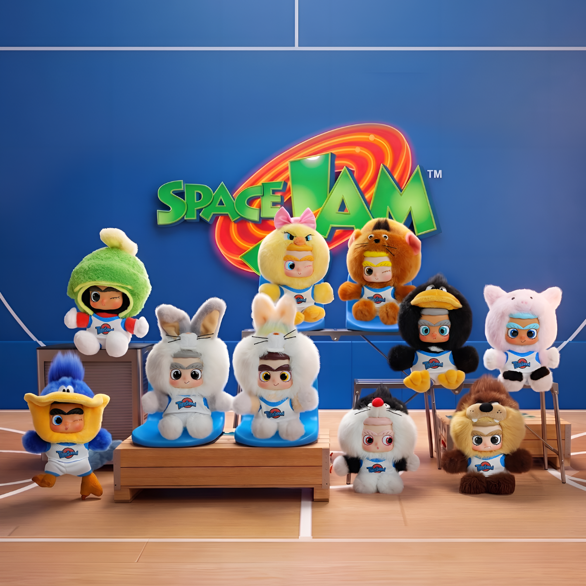 CiCiLu × Looney Tunes Space Jam Series Plush Pendant Blind Box