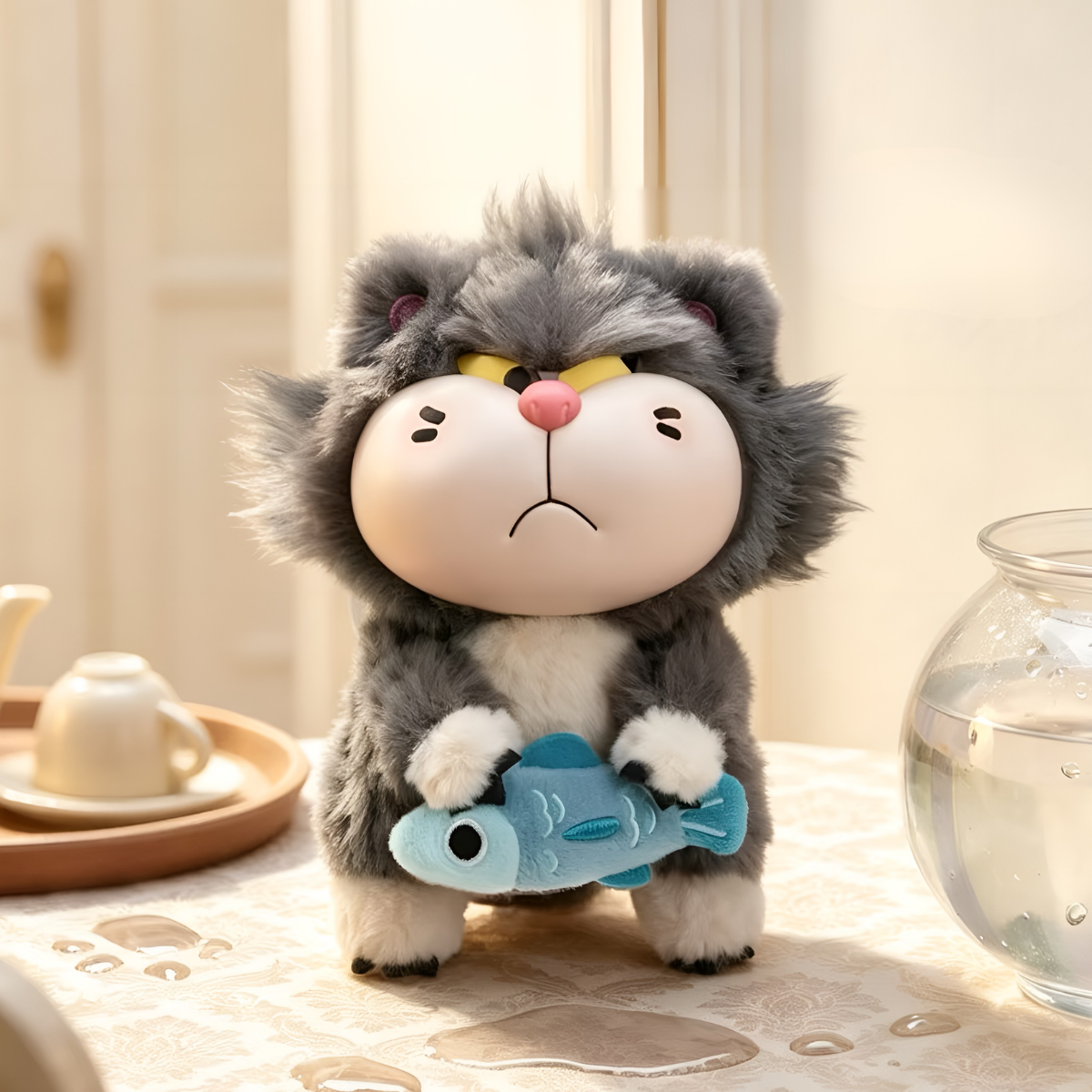 Cats & Dogs Lucifer Little Scheme Series Vinyl Plush Pendant