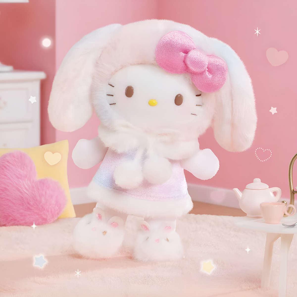 Hello Kitty Lop Ear Bunny Series Plush Pendant Blind Box