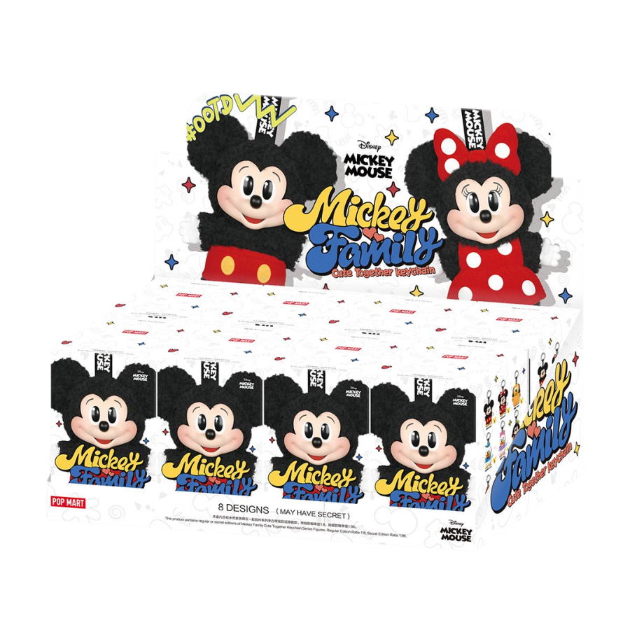 [PREORDER] POP MART Mickey Family Cute Together Keychain Blind Box