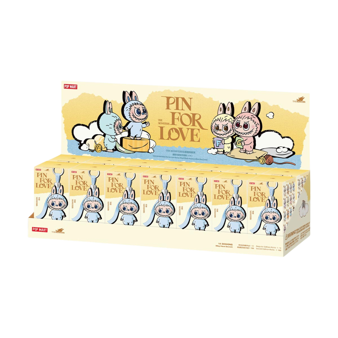 [PREORDER] THE MONSTERS Pin for Love Series-Vinyl Plush Pendant Blind Box (A-M)