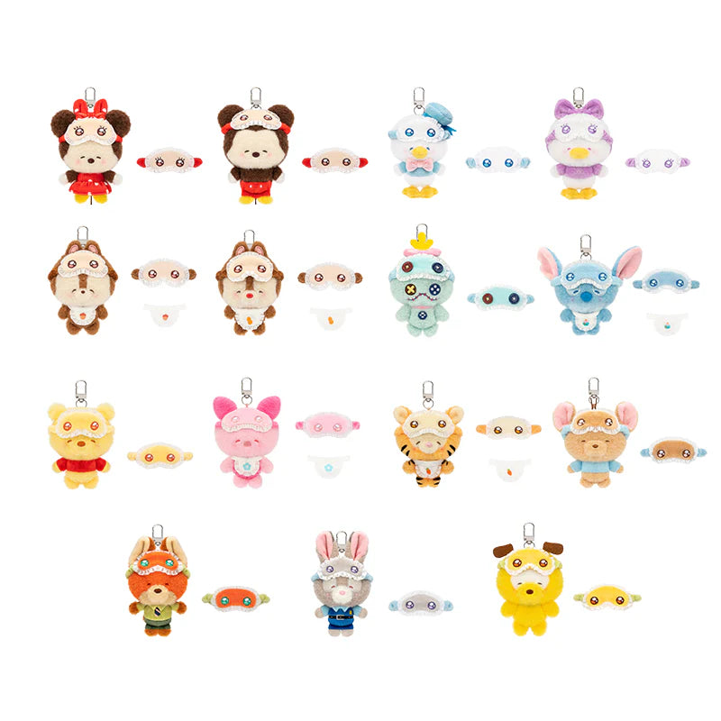 TOPTOY Disney Squinting Sleepwear Series Plush Pendant Blind Box