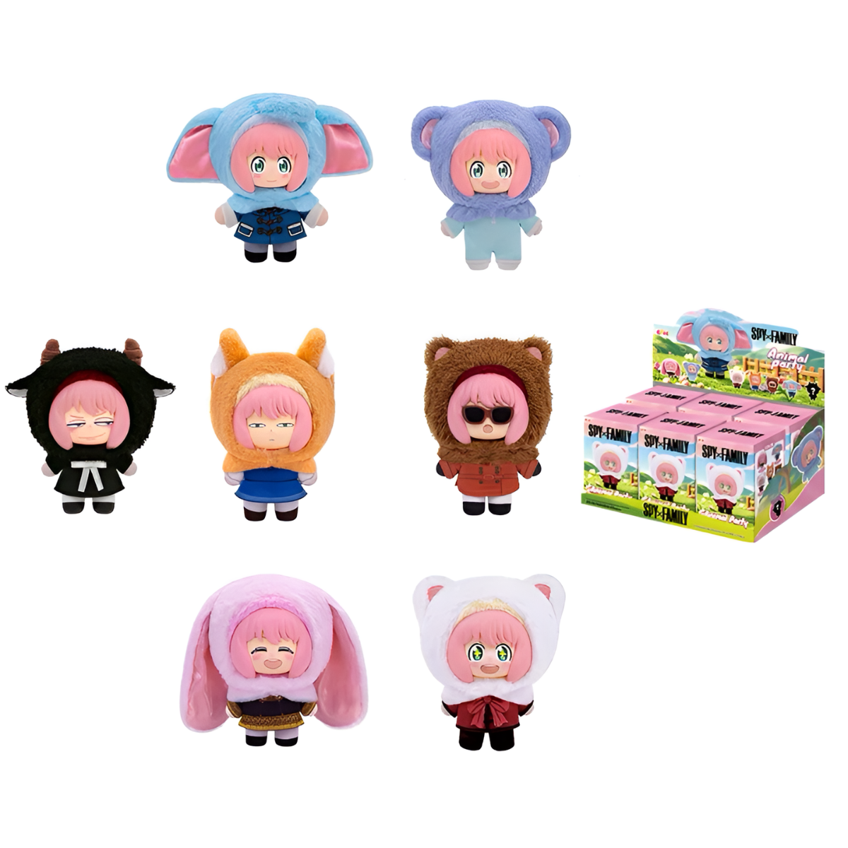 SPYxFAMILY Animal Party Series Vinyl Plush Pendant Blind Box