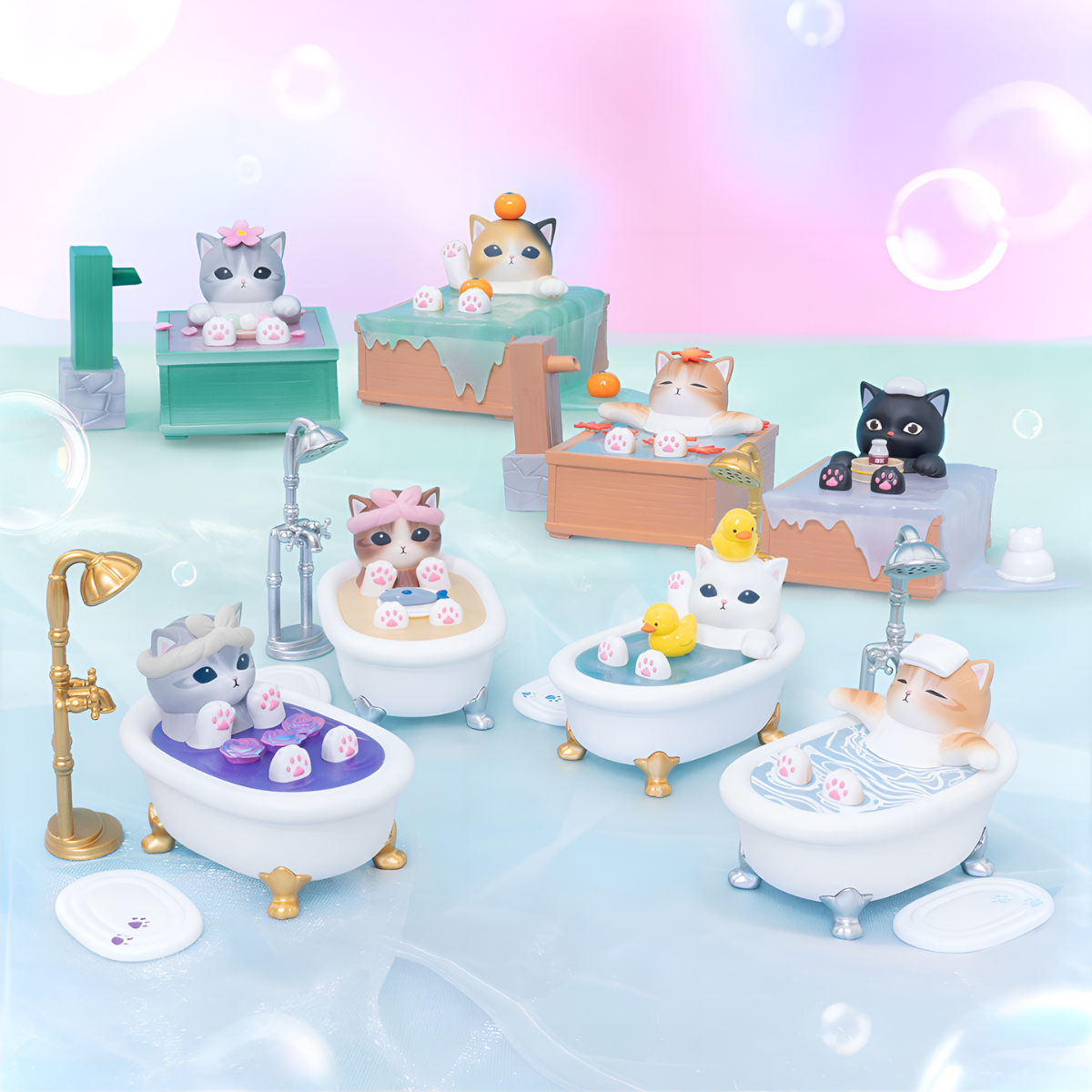 mofusand GPSBOX Nice Bath Meow Figure Collection