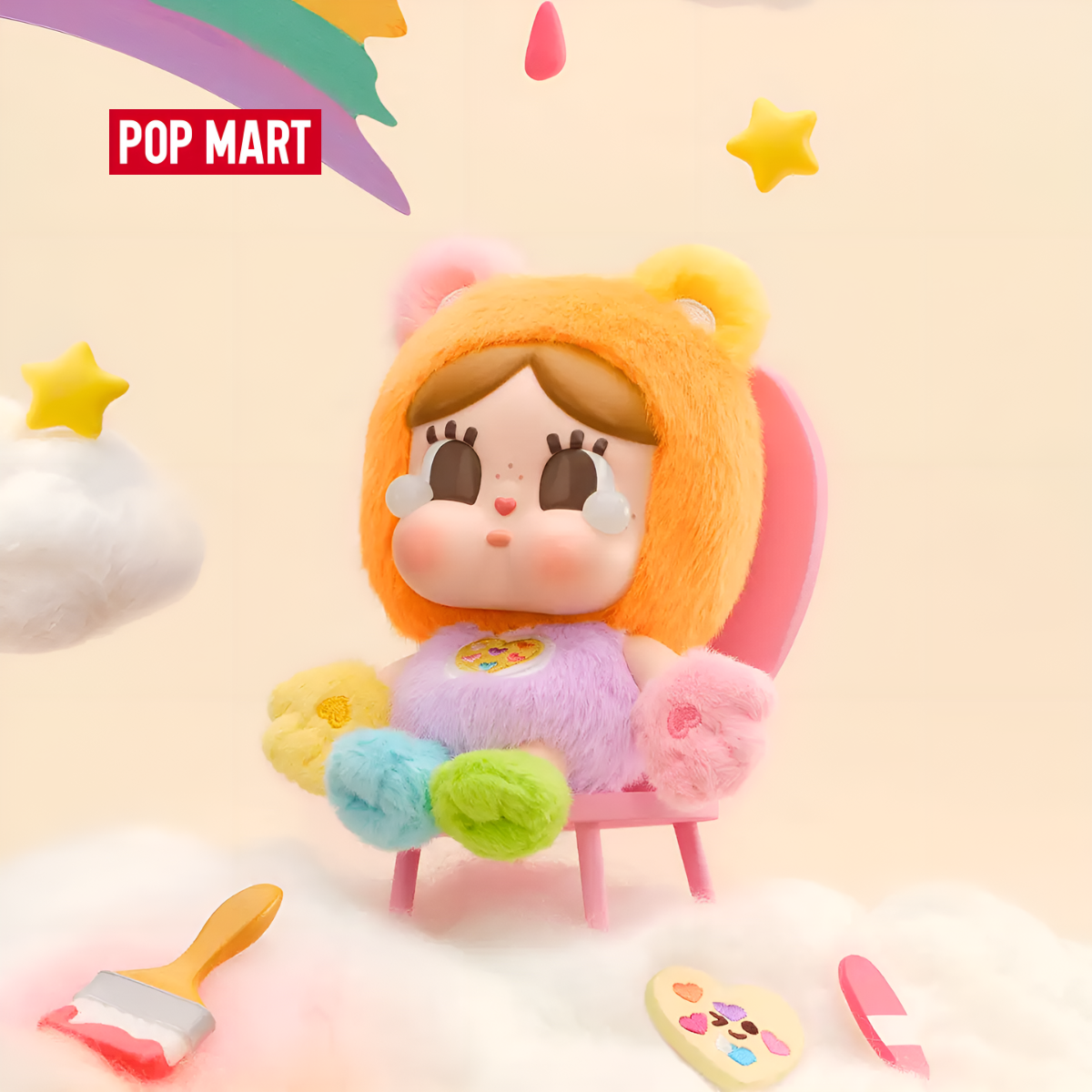 CRYBABY × Care Bears Series - Vinyl Plush Pendant Blind Box