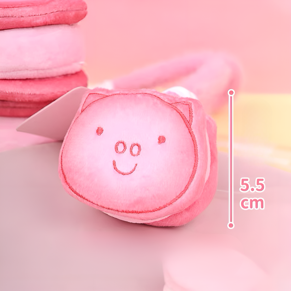 Miffy Cookie Sandwich Plush Pendant Size: Height about 5.5-6.5cm