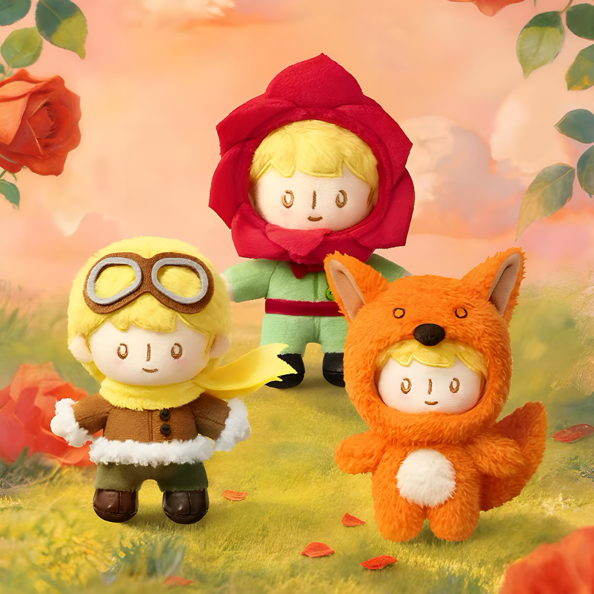The Little Prince (Le Petit Prince) Interstellar Journey Series Plush Keychain Blind Box