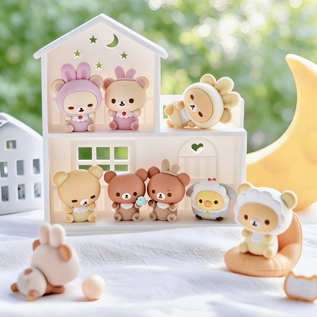 Rilakkuma Minna de Usausababy Series Figures Blind Box