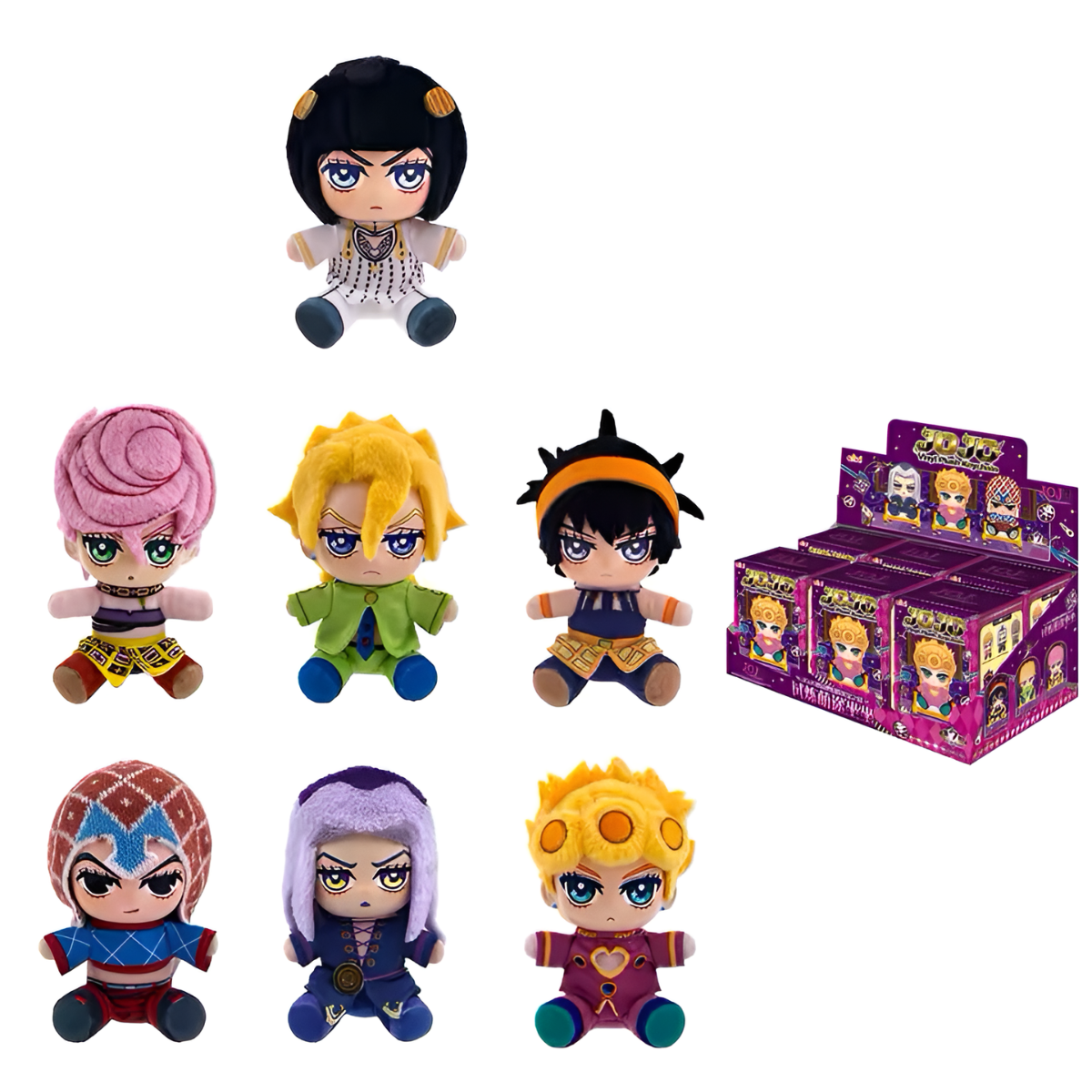 JOJO's Bizarre Adventure: Golden Wind Trial Journey Sitting Plush Blind Box