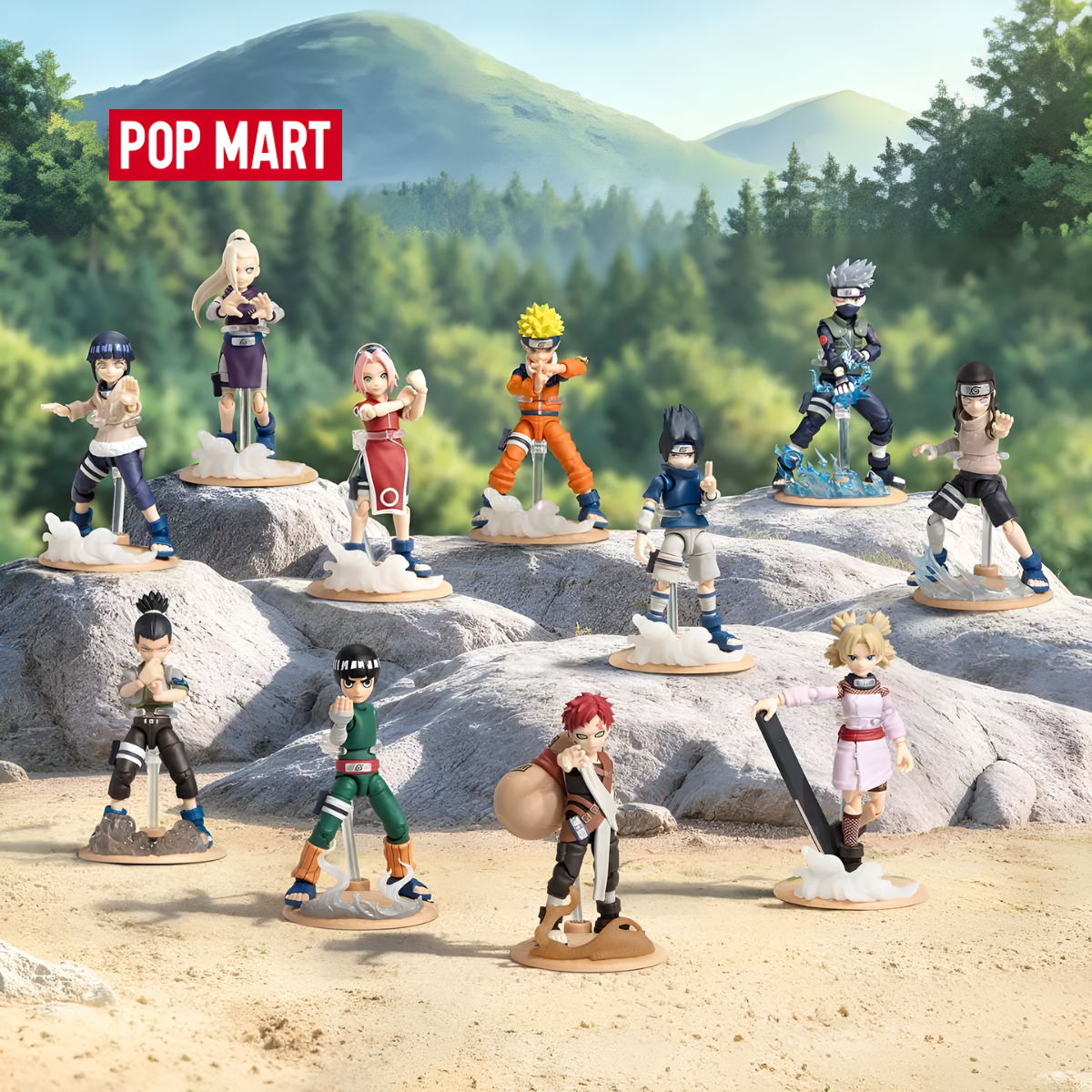 POP Action Classic NARUTO-Chunin NAME Exam Arc Series Figures