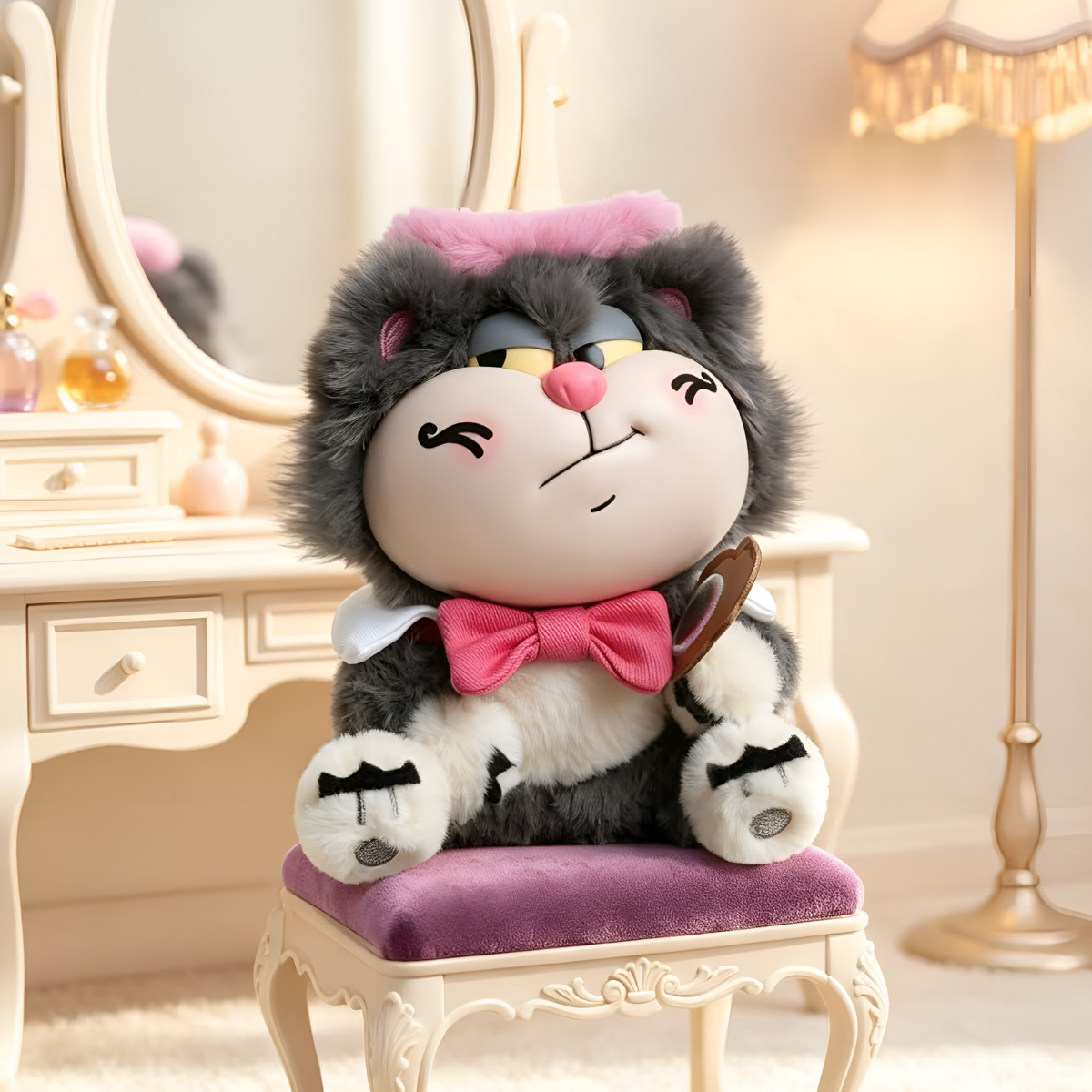 Cats & Dogs Lucifer Little Scheme Series Vinyl Plush Pendant