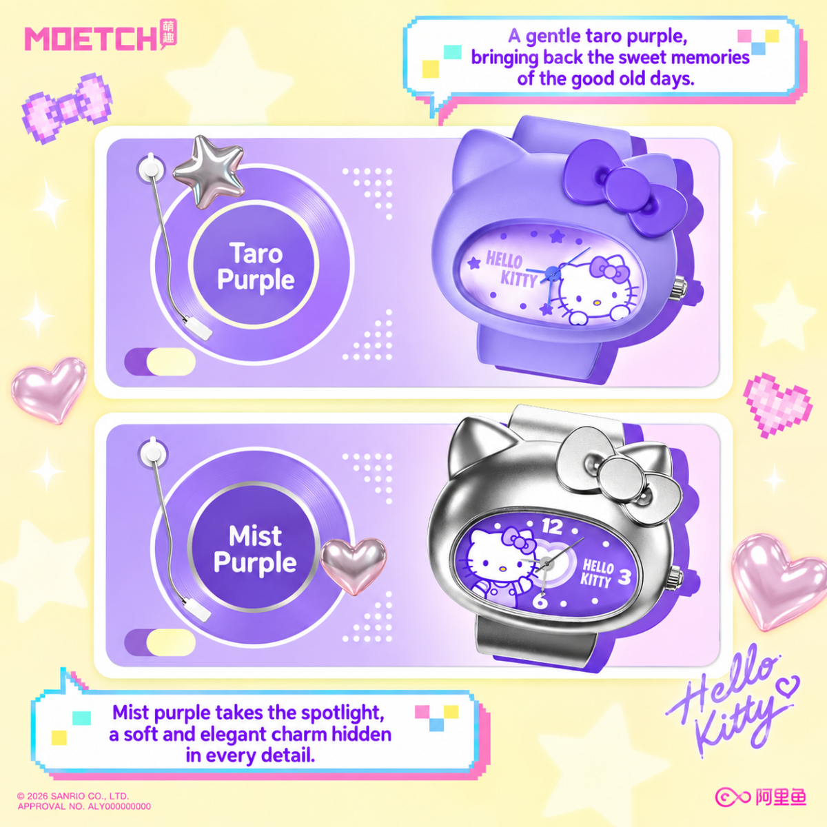 Hello Kitty Rainbow Dream Journey Series Ring Watch Blind Box